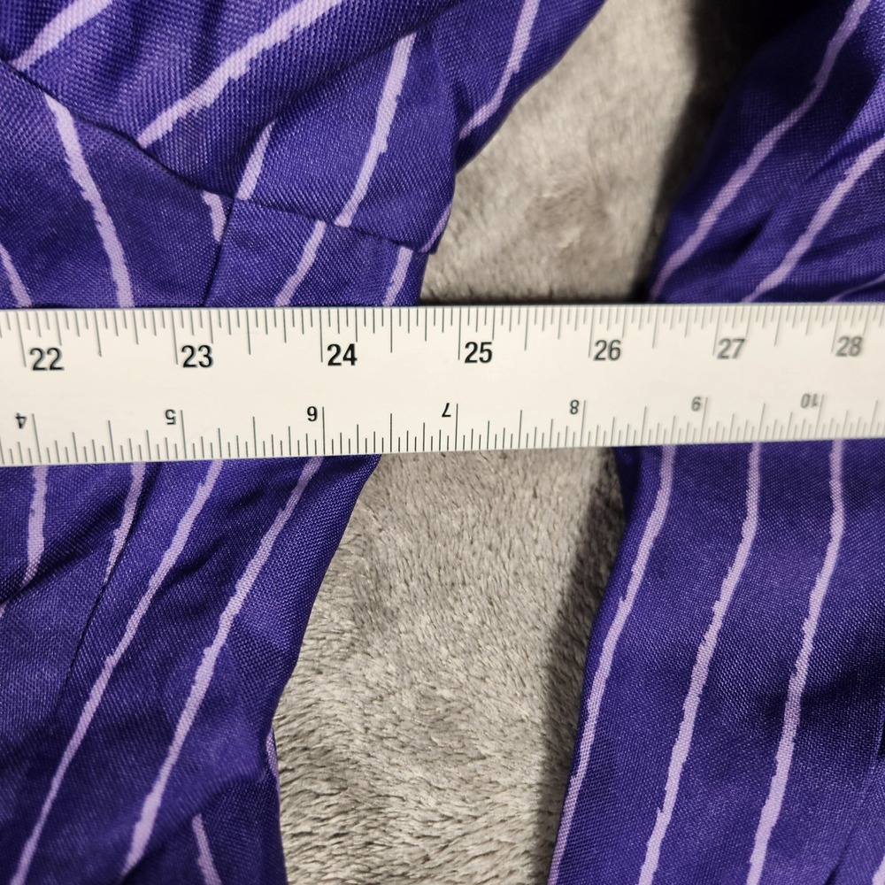 Spirit The Joker Blazer Mens XL Purple Excellent Pinstripe Cosplay Suit Jacket - Picture 2 of 10